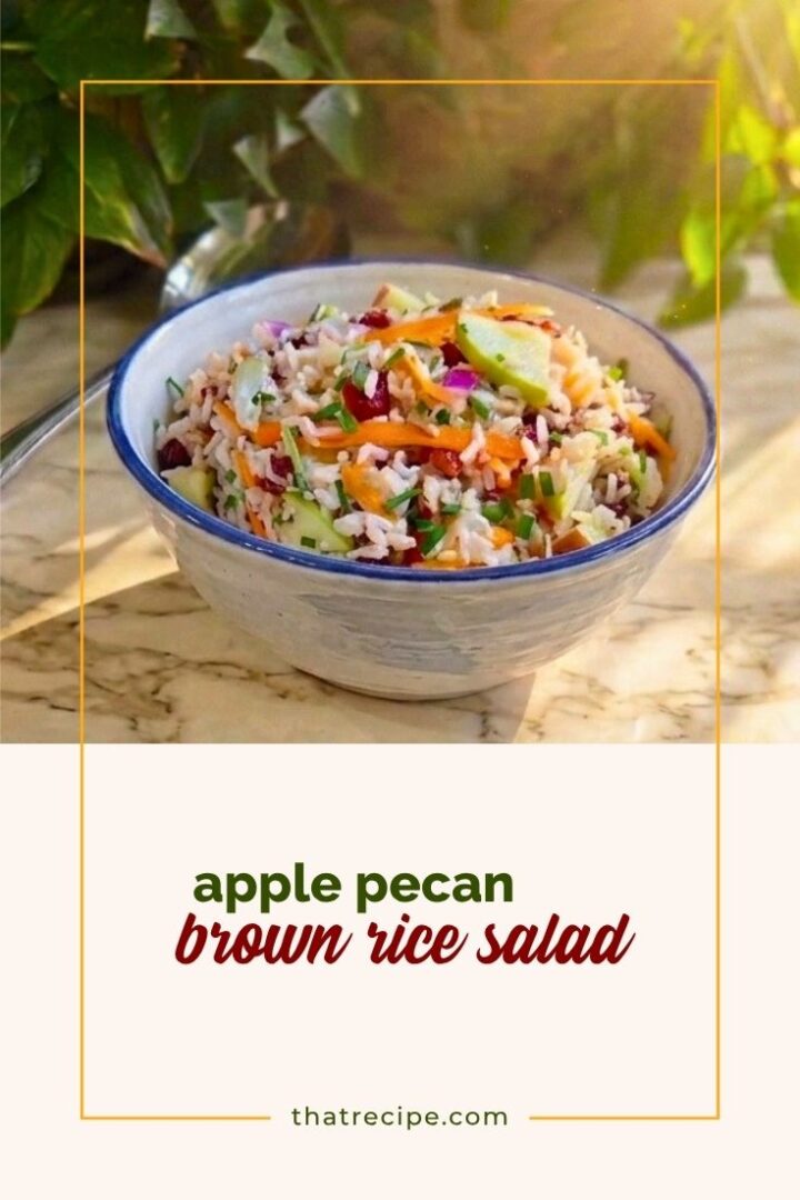 Apple Pecan Brown Rice Salad