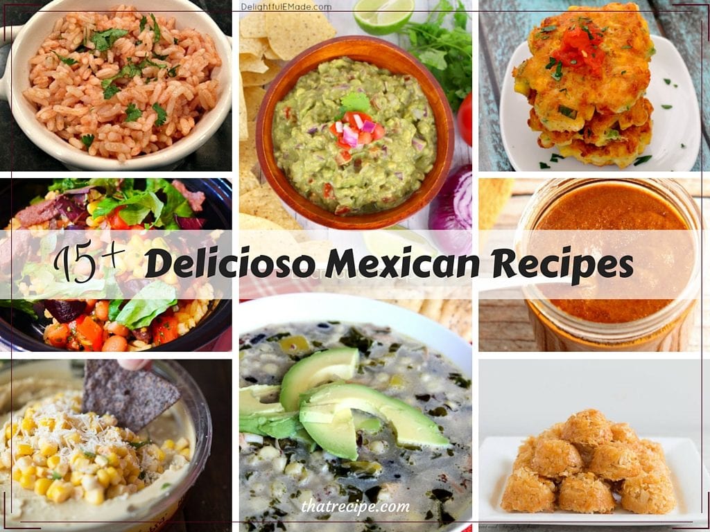 15+ Delicious Mexican recipes from the Tasty Tuesdays bloggers.