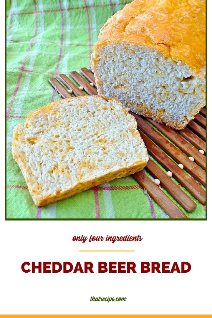 Cheddar Beer Bread only 4 ingredients!