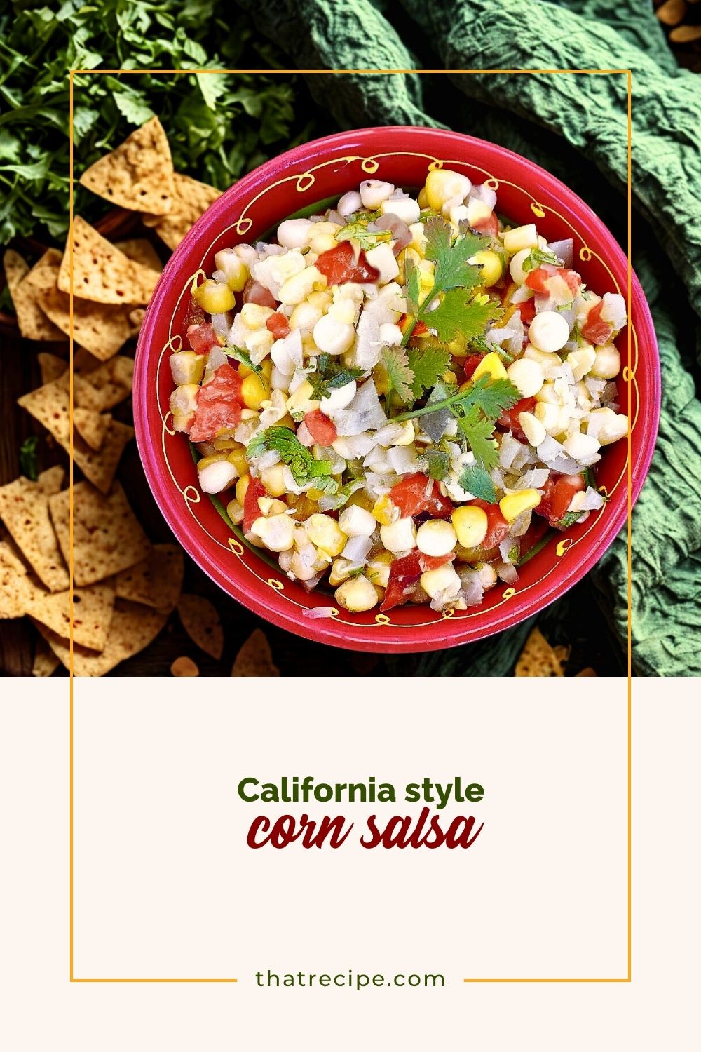 corn salsa in a bowl