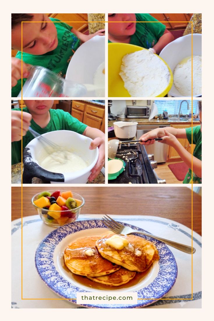 pancakes on a plate