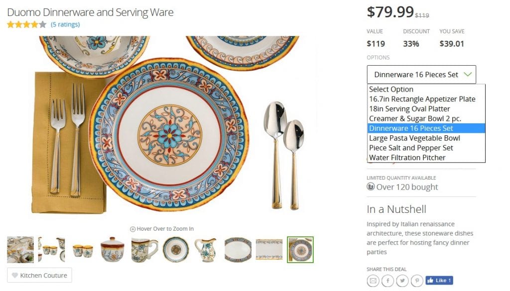 dinnerware