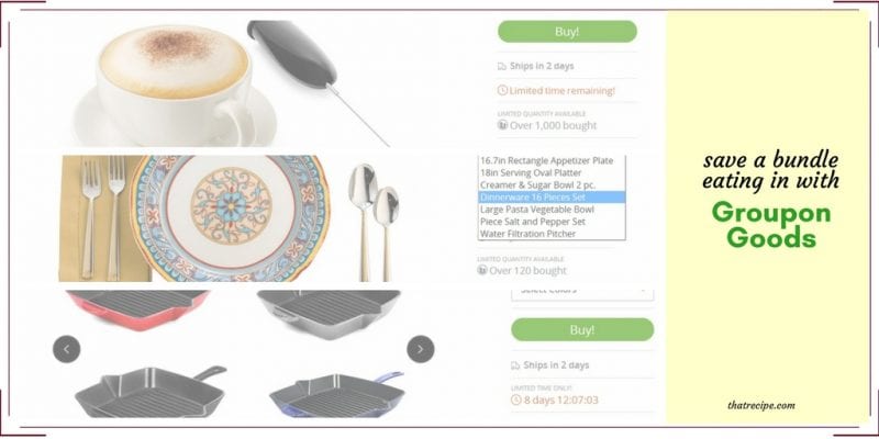 Save a Bundle Eating In with Groupon Goods: Groupon isn't only for dining out anymore. Save on household goods and food as well. #ad #sponsored