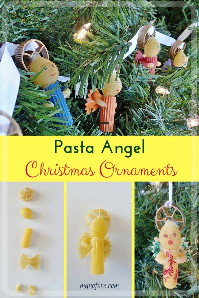 Pasta Angel Ornaments