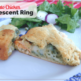 chicken crescent ring slice on a plate