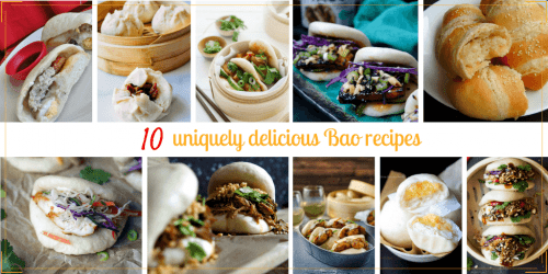 Bao (Baozi) or steamed buns recipes. Bao recipes filled with pork, chicken, jackfruit, tofu and sweet versions