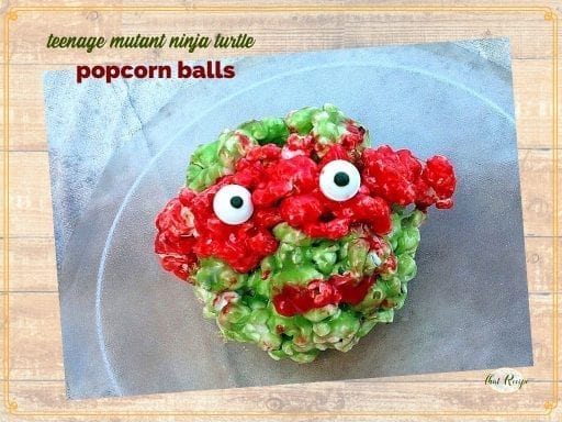 Ninja Turtle Popcorn Balls