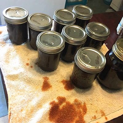 homemade pepper sauce in jars