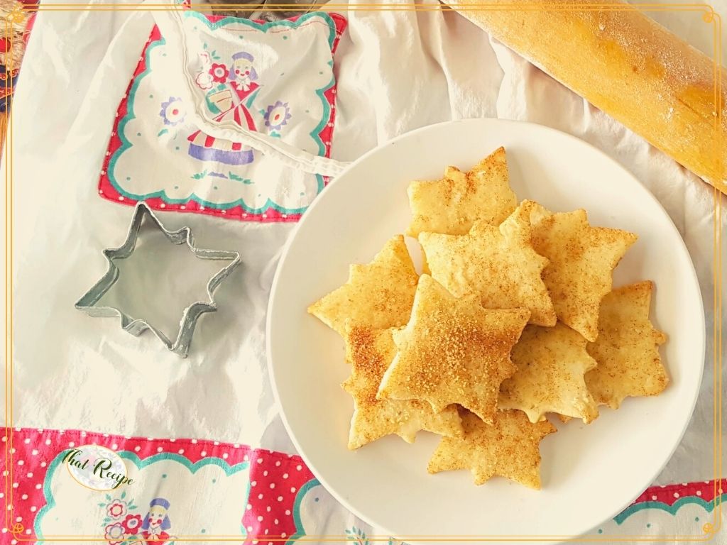 bizcochitos cookies on a plate