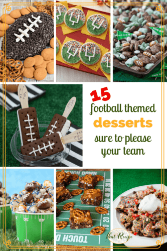 football desserts graphic