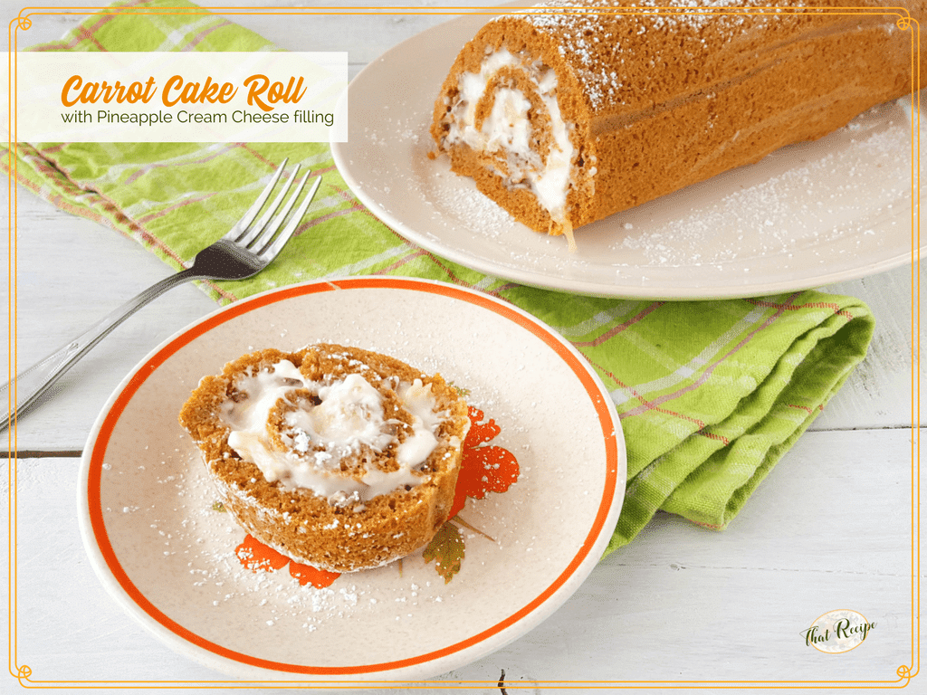 carrot cake roll