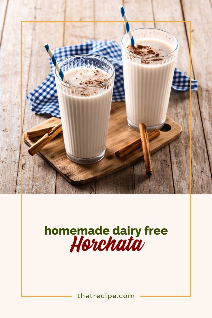 glasses of iced horchata