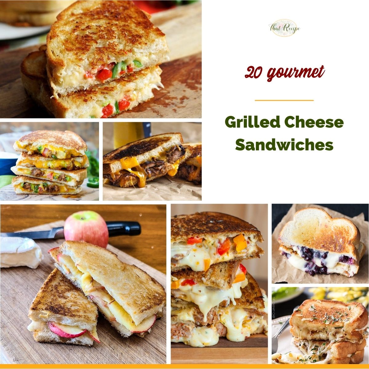 Gourmet Grilled Cheese Sandwiches