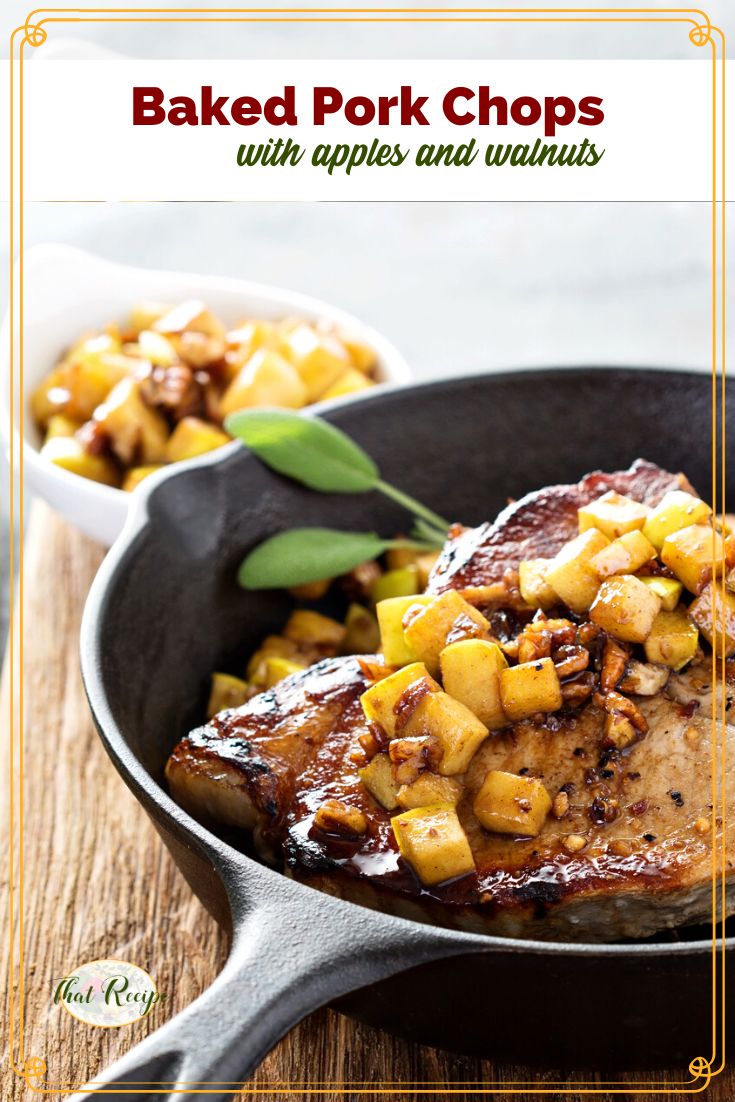 Cast Iron Skillet Pork Chops (with Veggies and Apples) - Two Kooks In The  Kitchen