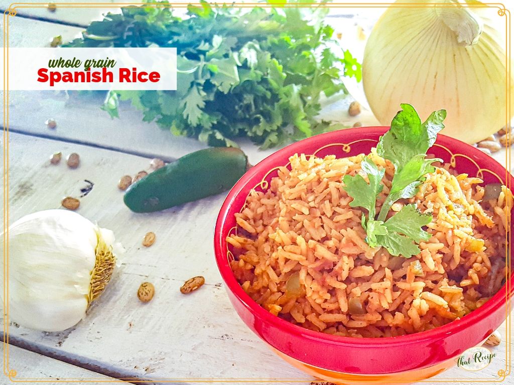 bowl of spanish rice
