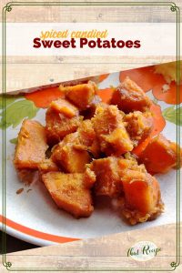 spiced candied sweet potatoes