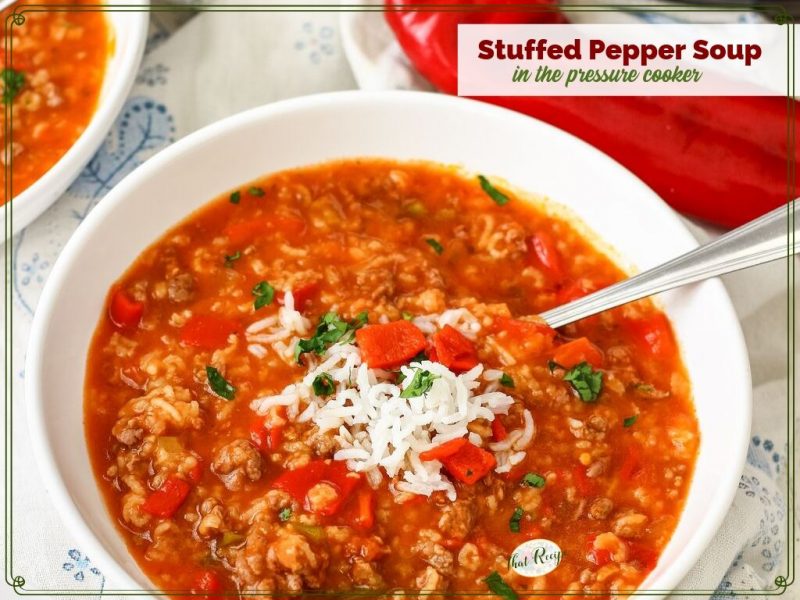 pepper soup in a bowl