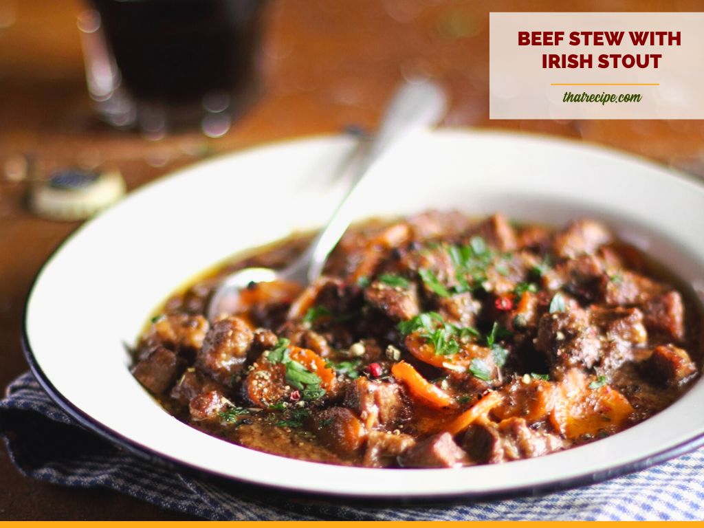 beef stew in a bowl on a table