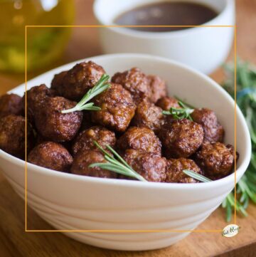 bowl of meatballs