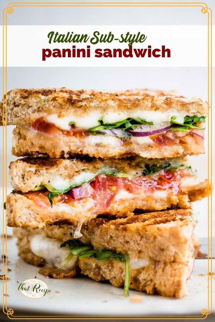 How to Make a Sandwich on a Grill Pan EASY Italian Panini Recipe 