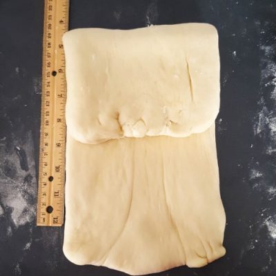 folded croissant dough
