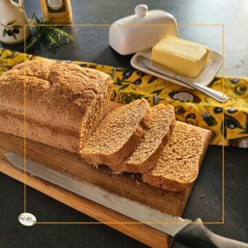 loaf of bread on a cutting board