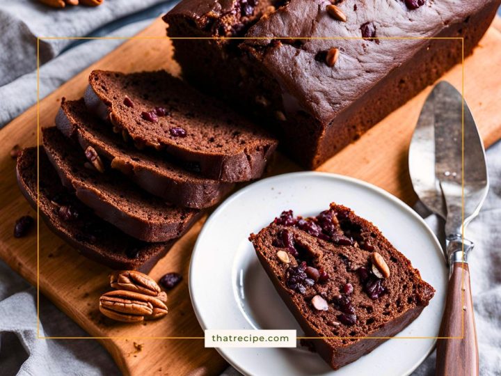 chocolate red wine loaf cake