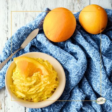 whipped orange butter