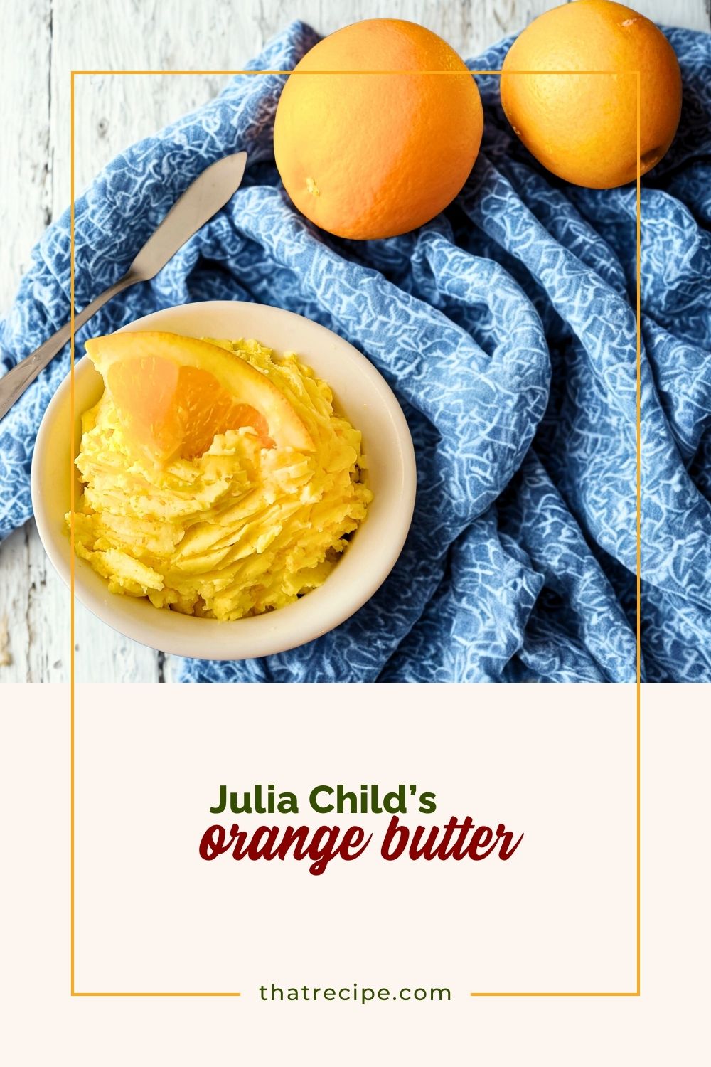 whipped orange butter