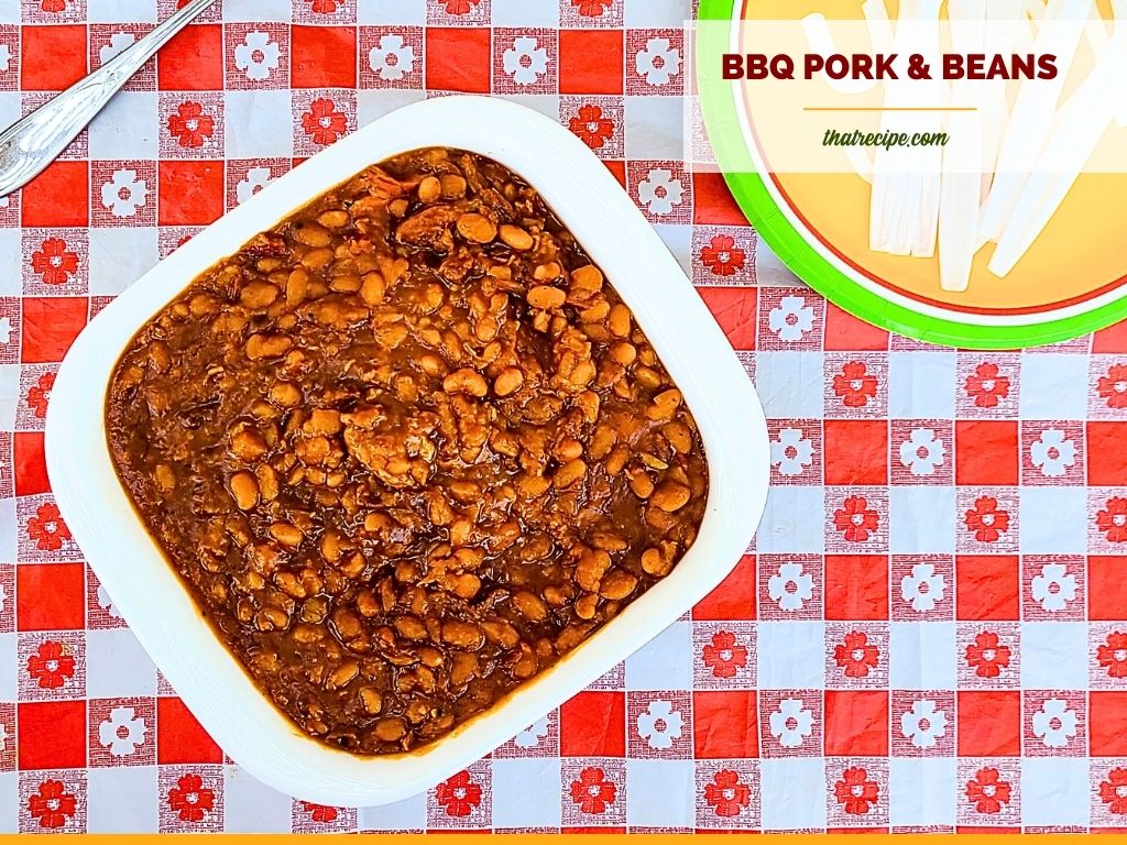 Pressure Cooker BBQ Pork and Beans Great Flavor in Less Time
