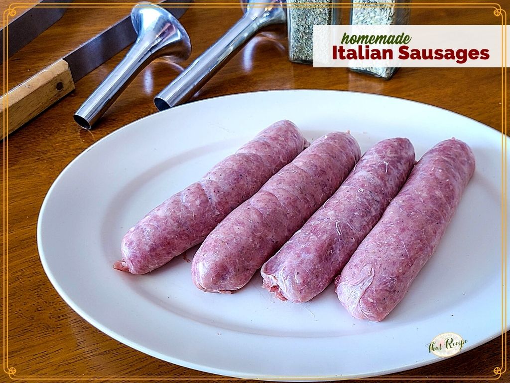 Homemade italian sausage clearance seasoning