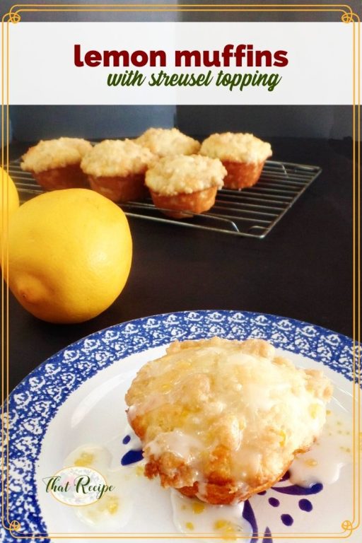 lemon streusel muffins