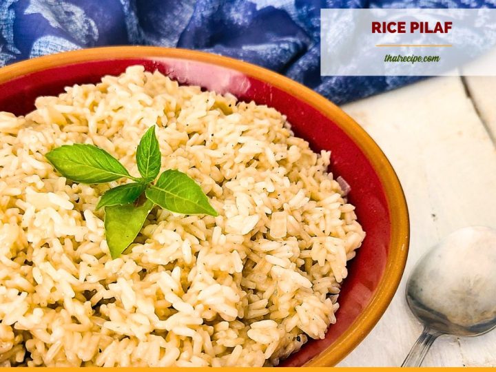rice pilaf in a bowl
