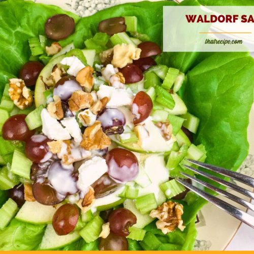classic waldorf salad dressing Waldorf salad