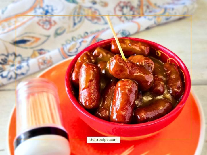 bowl of cocktail wieners in sauce