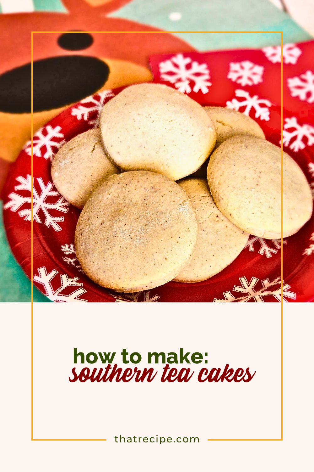 Southern Tea Cakes on a plate