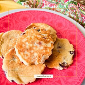 Welsh cakes (cookies) on a plate