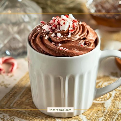 Cozy Peppermint Hot Cocoa with a Grown Up Twist