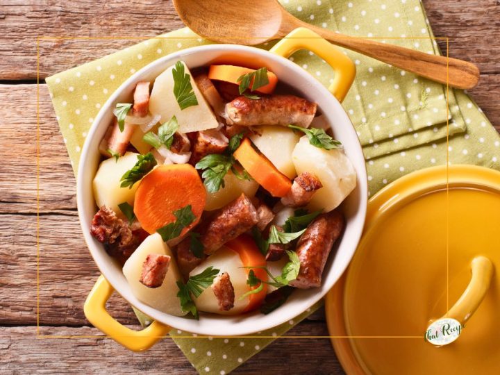 Dublin coddle in a pot